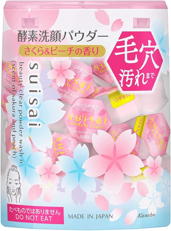 KANEBOSUISAIBeautyClearPowderWashsakura-peach