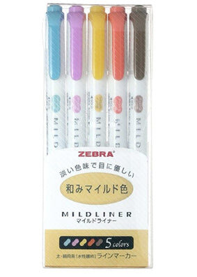 Zebra-Mildliner-5-Color-Deep-and-Warm-Set