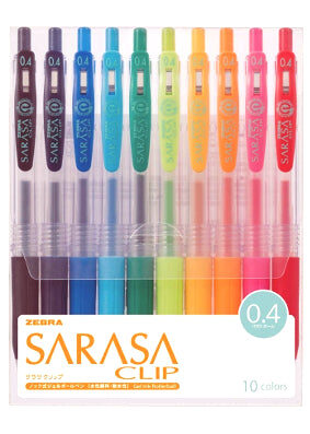 Zebra-Sarasa-04mm-10pc-Gel-Pen-Set
