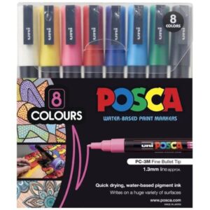 posca-pc-3m-paint-marker-assorted-colours-8pack-thumbnail-australia