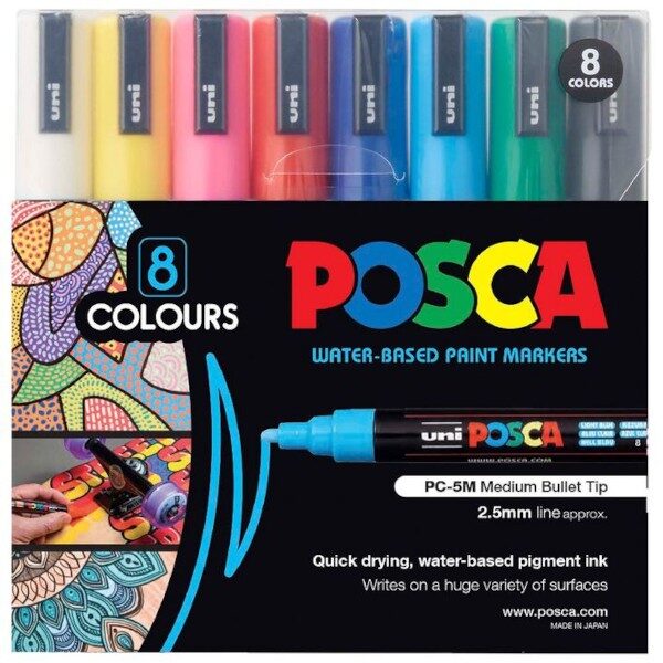 posca-pc-5m-paint-marker-assorted-8-pack-thumbnail-australia