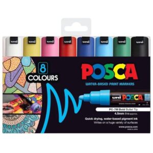 posca-pc-7m-paint-markers-assorted-8-pack-thumbnail-australia