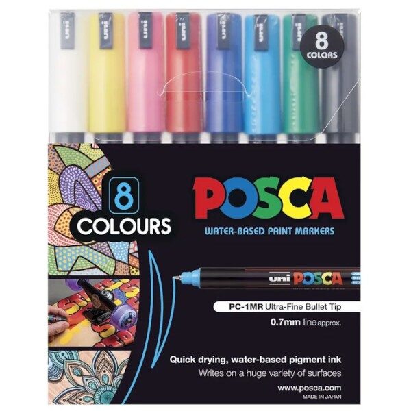 posca-pc1mr-paint-markers-assorted-8-pack-thumbnail-australia
